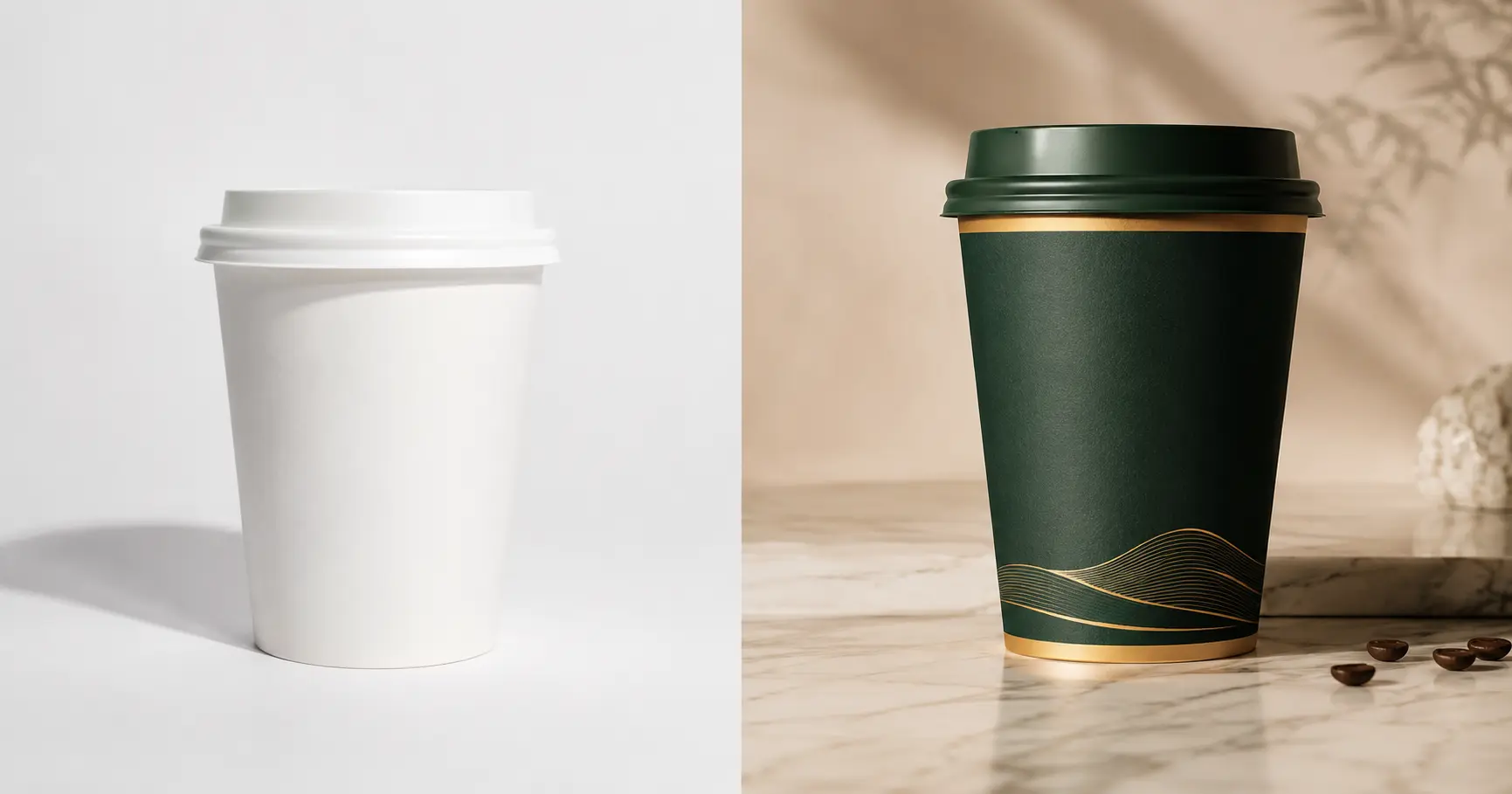 Refined luxury brand packaging design mockup representing premium identity